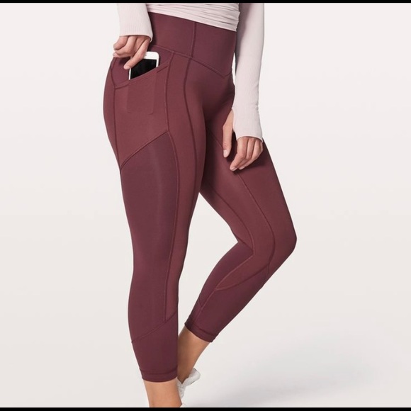 Lululemon All the Right Places High-Rise Crop 23" running tights 4 - Picture 1 of 7